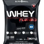 Whey Protein Black Skull Turbo Caveira Preta Refil 907g