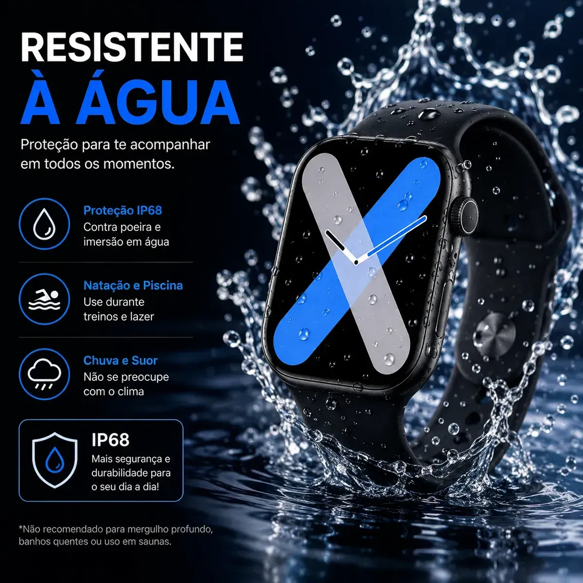 Smartwatch W10 Pro X Série 10 Amoled Gps Nfc 46mm - Imagem 6