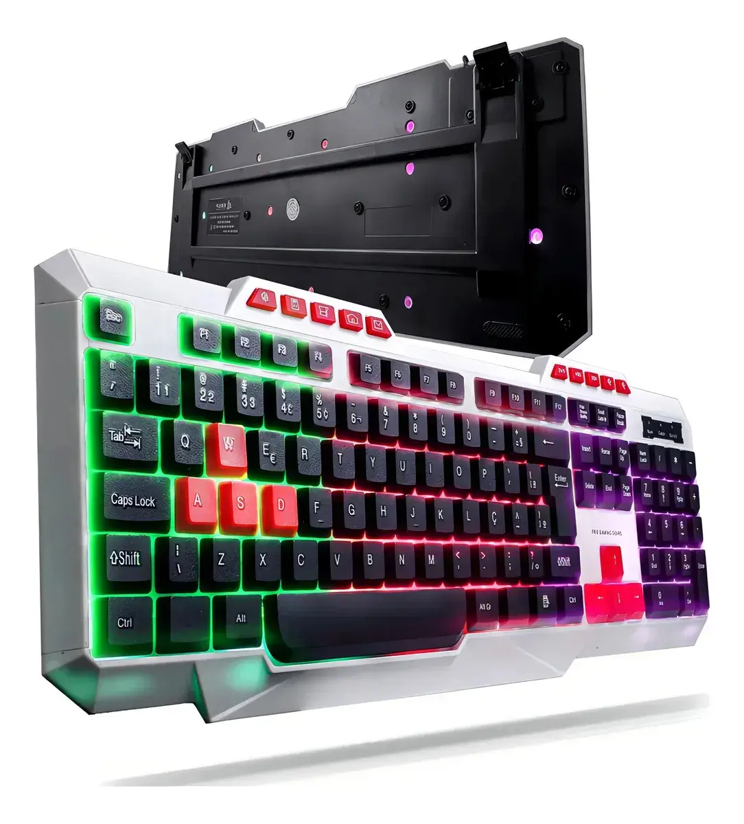 Teclado Gamer Knup TE120 USB RGB ABNT2