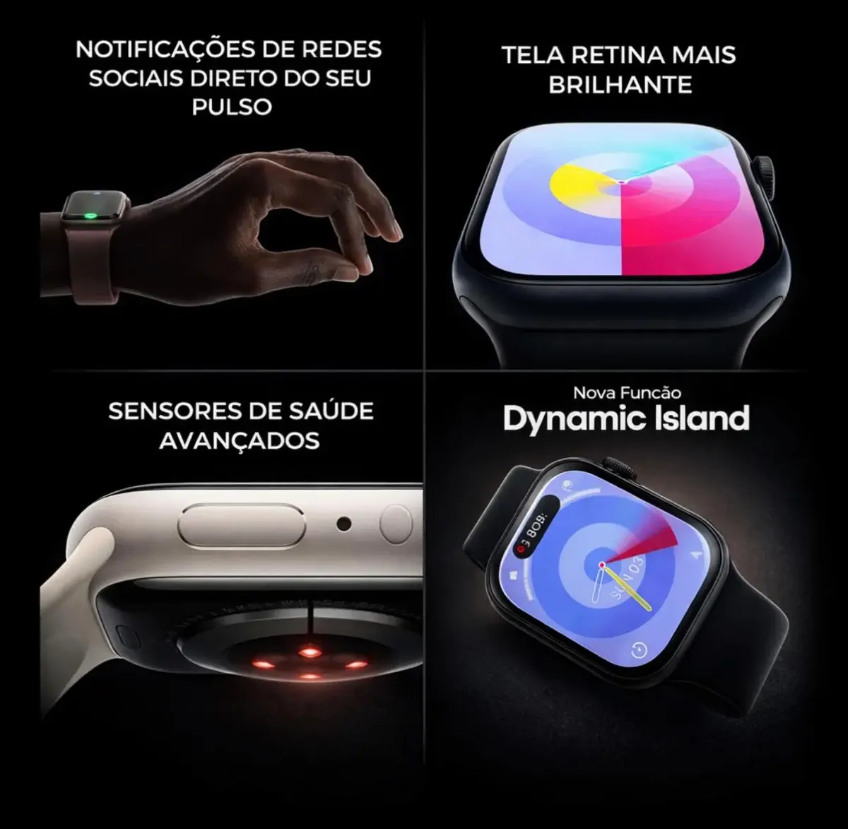 Smartwatch W10 Pro X Série 10 Amoled Gps Nfc 46mm - Imagem 8