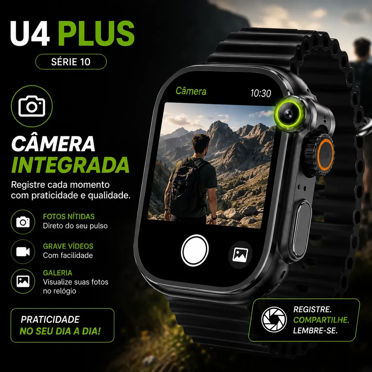 Relógio Smartwatch Ultra 4 Plus Whatsapp Chatgpt Nfc - Imagem 5