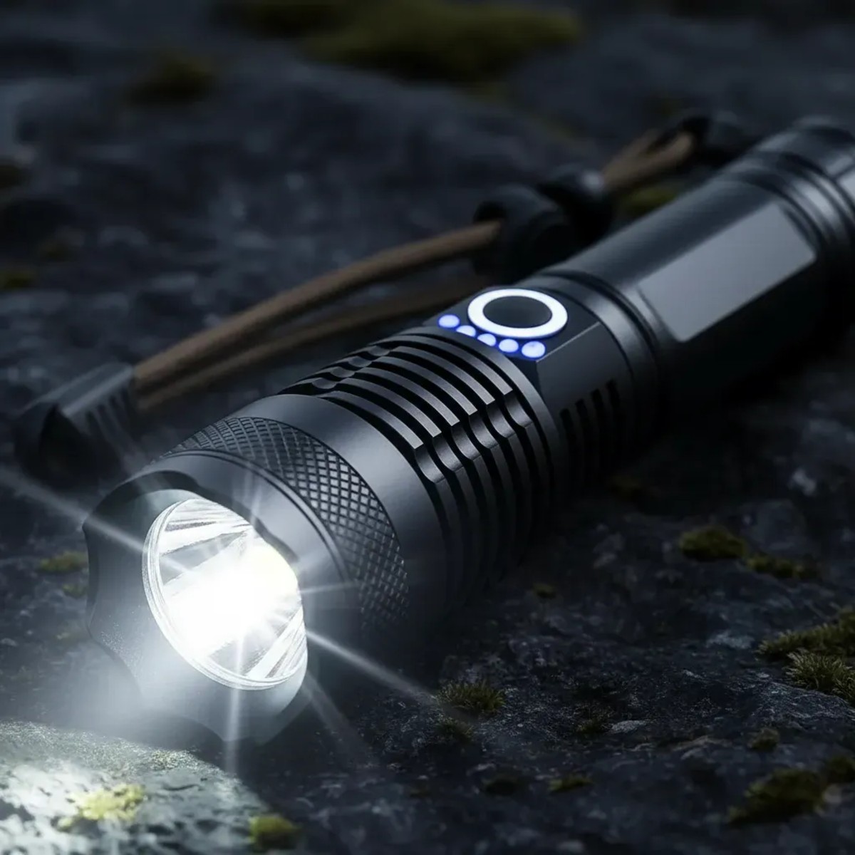Lanterna Tática Militar LED Recarregável USB Alta Potência - Imagem 8